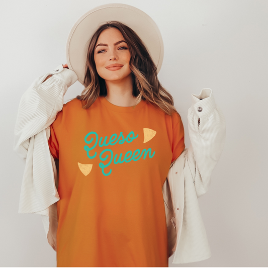 Queso Queen Tee - Rust